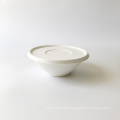 Disposable bagasse round salad bowls